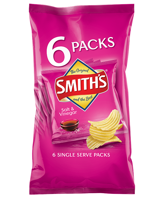 Crinkle Salt & Vinegar 6 pack 