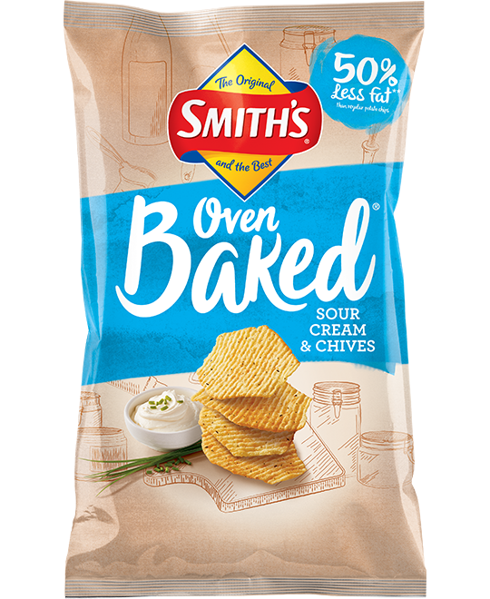 SALT & VINEGAR OVEN BAKED CHIPS Smith's Chips Australia